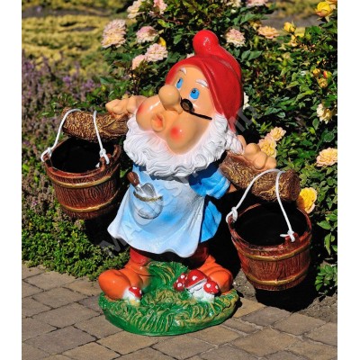 Figurina de grădină Cera Pitic cu cobiliţe